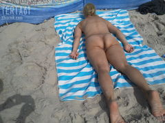 na plaży