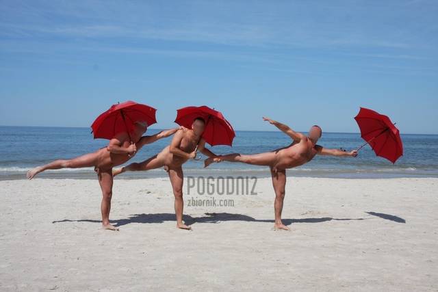 Balet na plaży - pogodni2