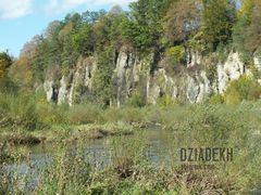 Skałki nad Sanem
