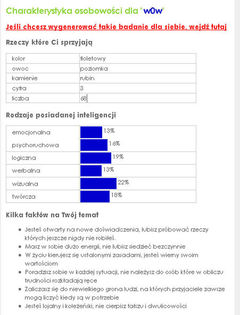 Badanie osobowości :)