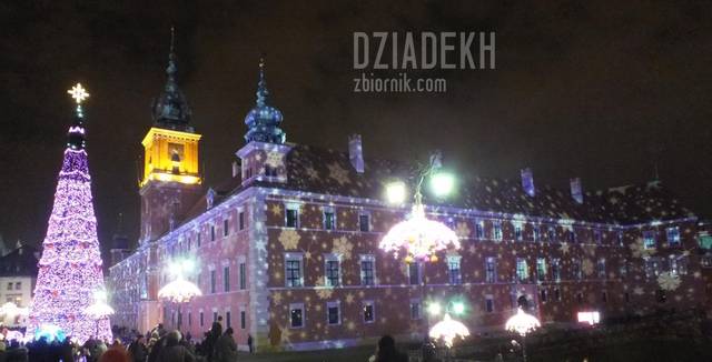 Jeszcze raz Zamek Królewski, tym razem z choinką. - dziadekh