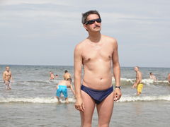 na plaży