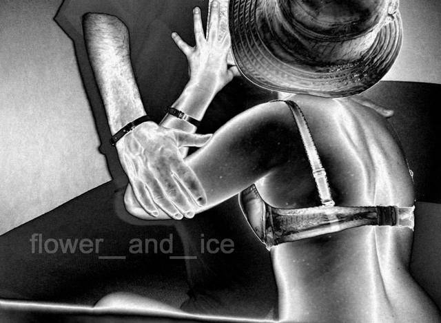 Ja i On - flower_and_ice