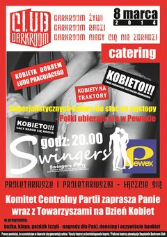 8 marca 2014 r. sobota - Swingers Party