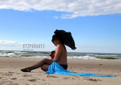 hrabina na plaży :)