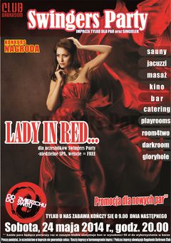 Sobota, 24 maja 2014 r. - Swingers Party
