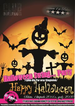 1 LISTOPADA SOBOTA - HALLOWEEN SWING PARTY