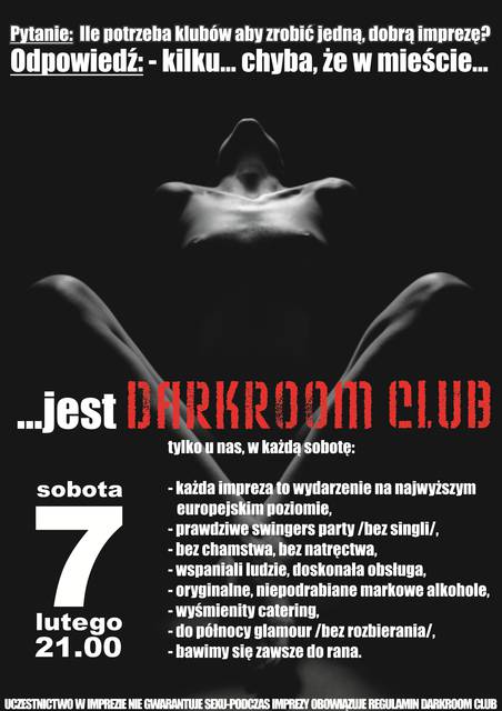Sobota: 7 lutego 2015r. - Swingers Party - DARKROOM24