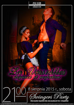 Sobota, 8 sierpnia 2015 r. - Swingers Party