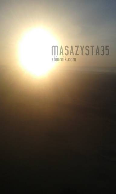 Zachód Plaża Dębki  - masazysta35