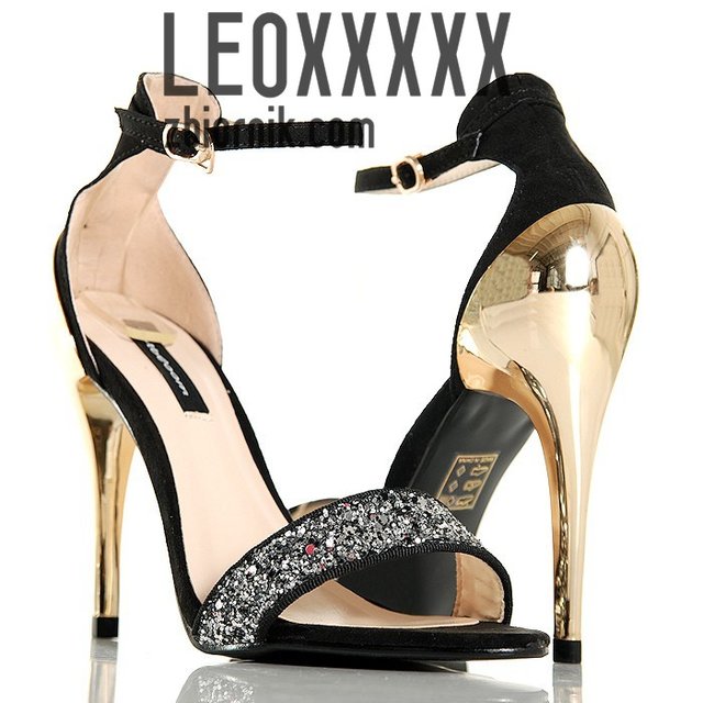 sandaly-delikatne-czarne-brokatowe-szpilki.jpg - Leoxxxxx