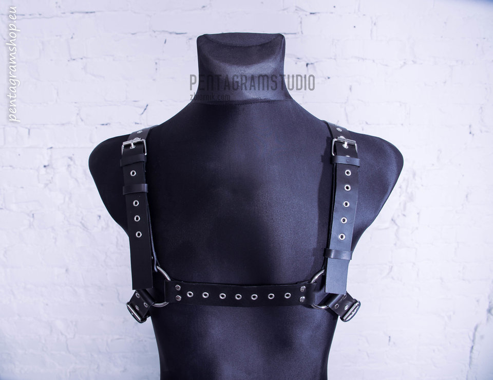 Man's gay trans harness "Romans pride"- on pentagramshop.eu - pentagramstudio