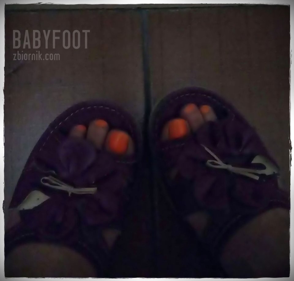 fioletowe pantofelki - Babyfoot