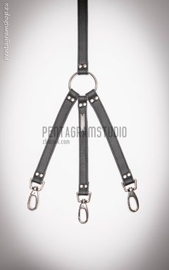 Leash 1 cm 2 cm 3 cm / 60 cm 100 cm 150 cm triple belt
