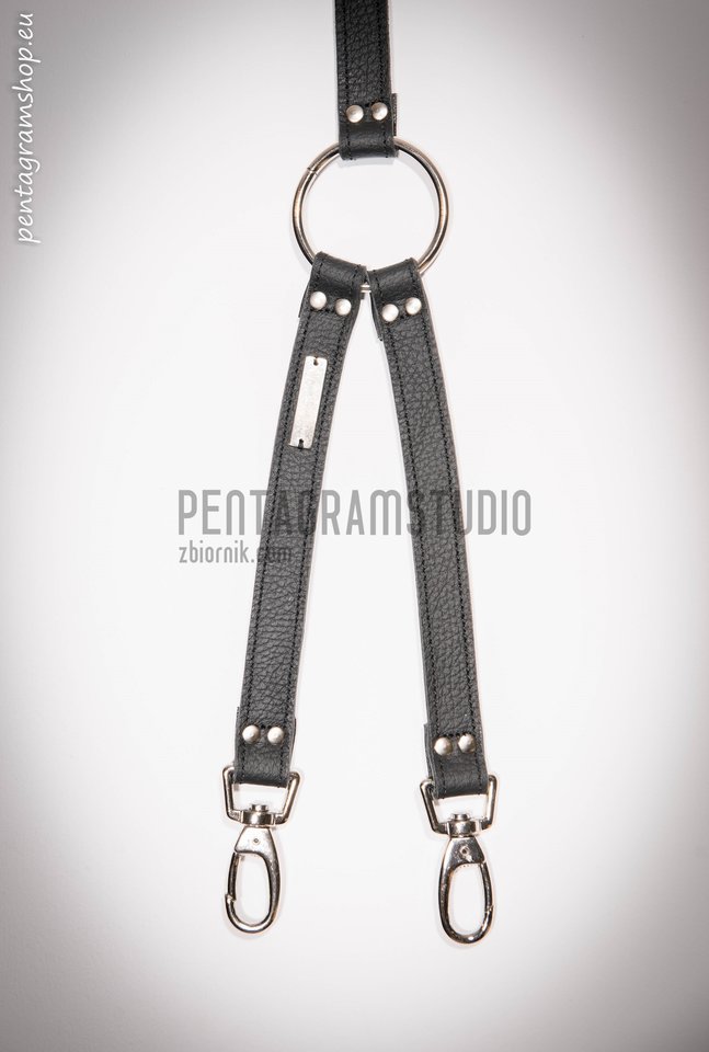 Leash 1 cm 2 cm 3 cm / 60 cm 100 cm 150 cm twin belt - pentagramstudio