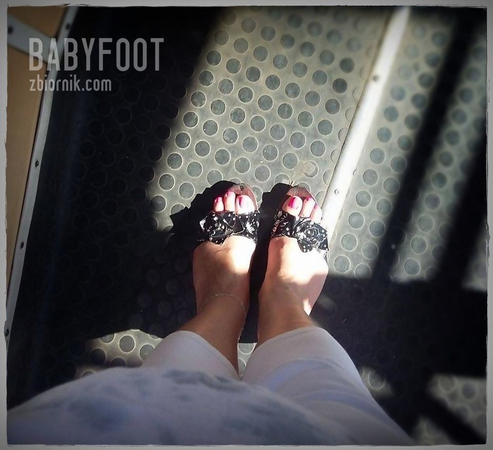 czarne klapeczki - Babyfoot