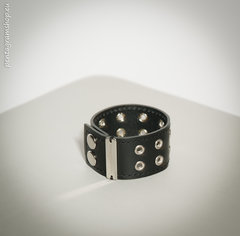 Lether fetish jewelry bracelet "Delusion" - www.pentagramshop.eu