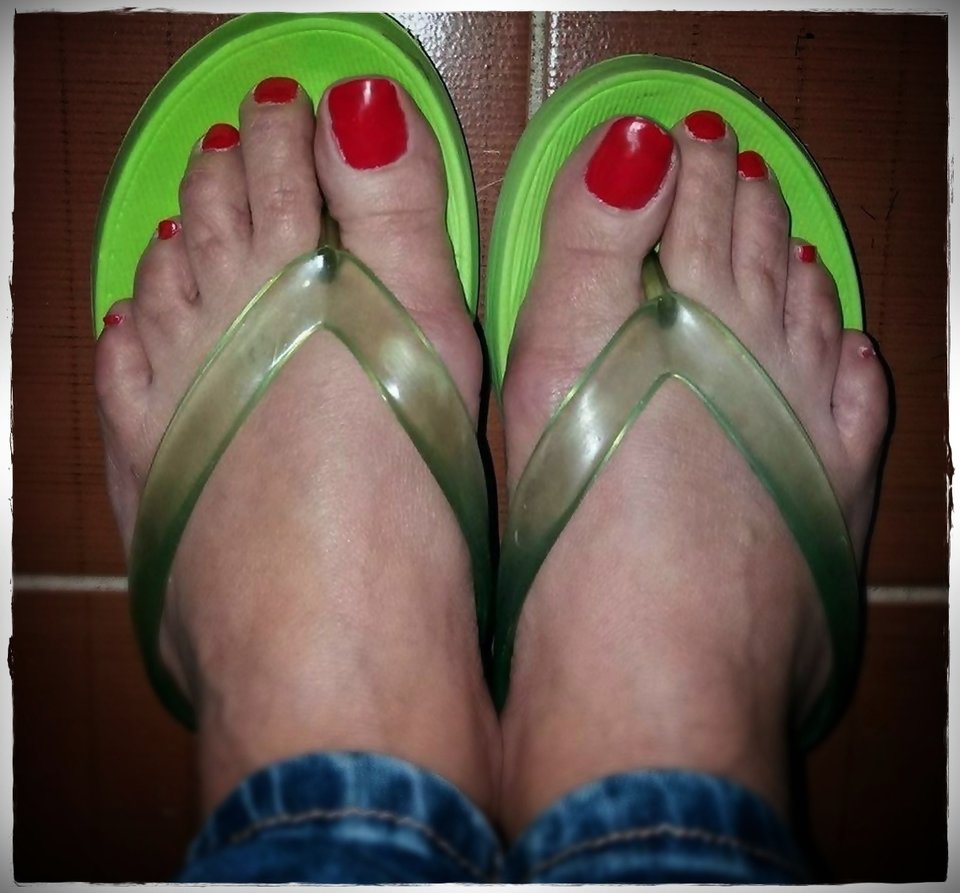 zielone japonki - Babyfoot