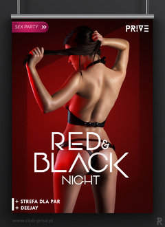 29.04.2017 SOBOTA 21:00-05:00 - RED / BLACK NIGHT SEX PARTY + ST
