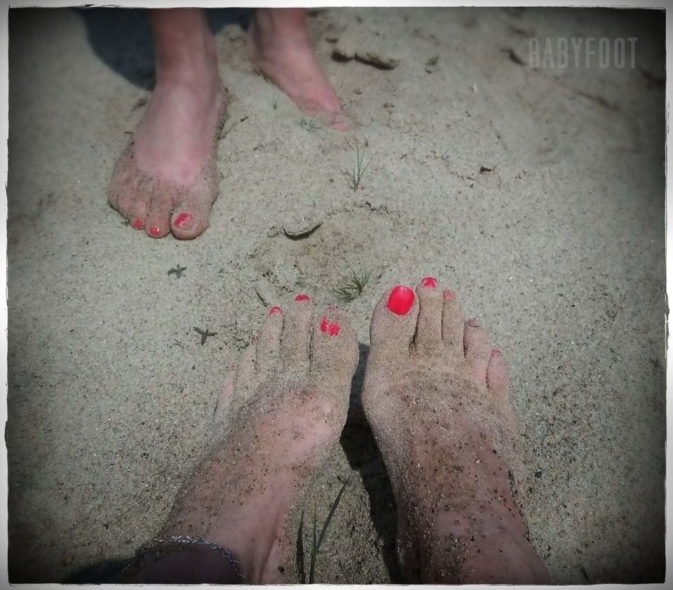 Na plaży - Babyfoot