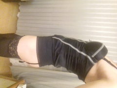in black