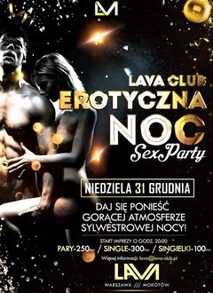 31.12.2017 r. NIEDZIELA - SYLWESTER ♥- Erotyczna Noc!