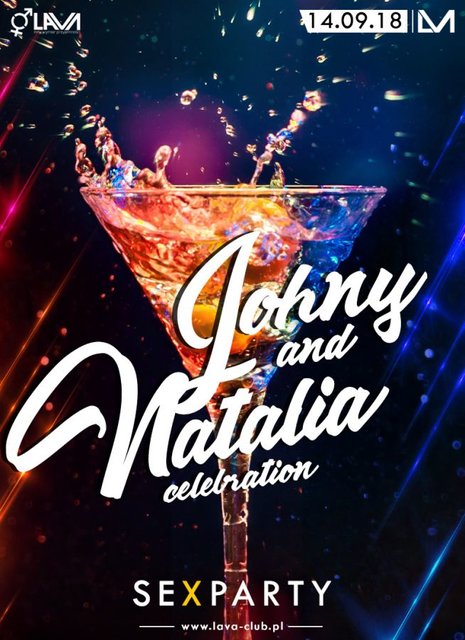 CELEBRATION JOHN & NATALIA - SEX PARTY w Swingers Clubie LaVa! - LavaClub