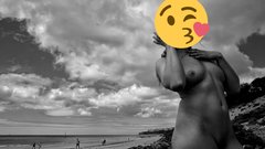 Nudations progressing in black and white