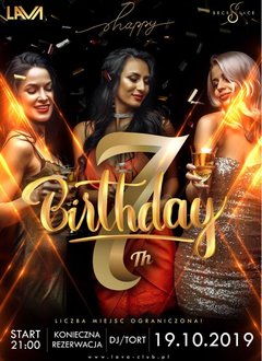 SIÓDME URODZINY CLUBU LaVa - DJ - SEX PARTY -19.10.2019 r.