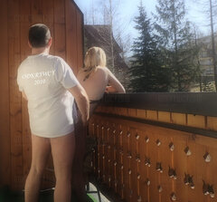 Ja podziwiam widoki a fotograf tymczasem ...