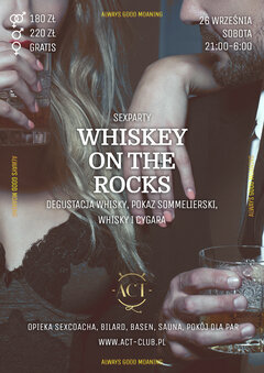 26 WRZEŚNIA 2020 – Whisky on the Rocks – SexParty