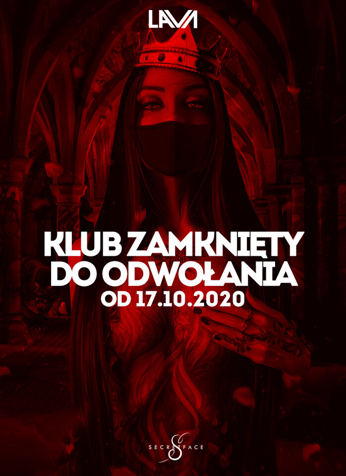 OD 17.10.2020 r. Club LaVa - AQUA SPA zamknięte ! - LavaClub