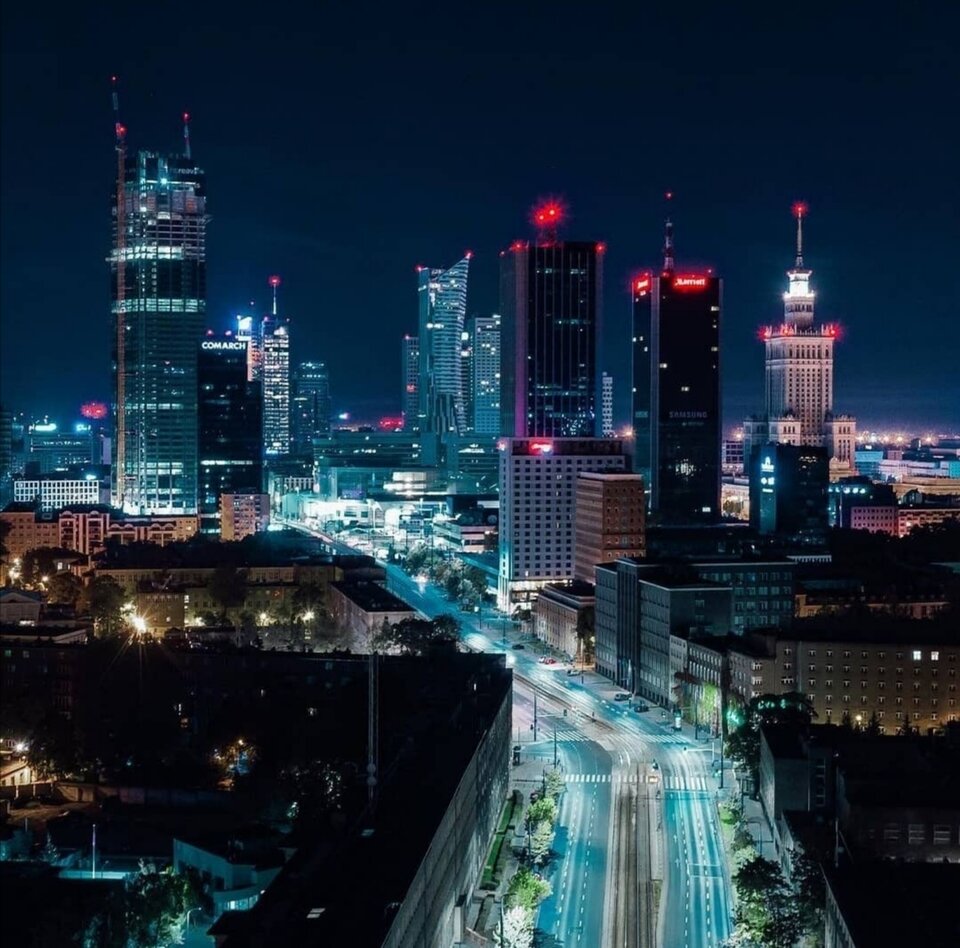 Warsaw by night - RudolphValentino