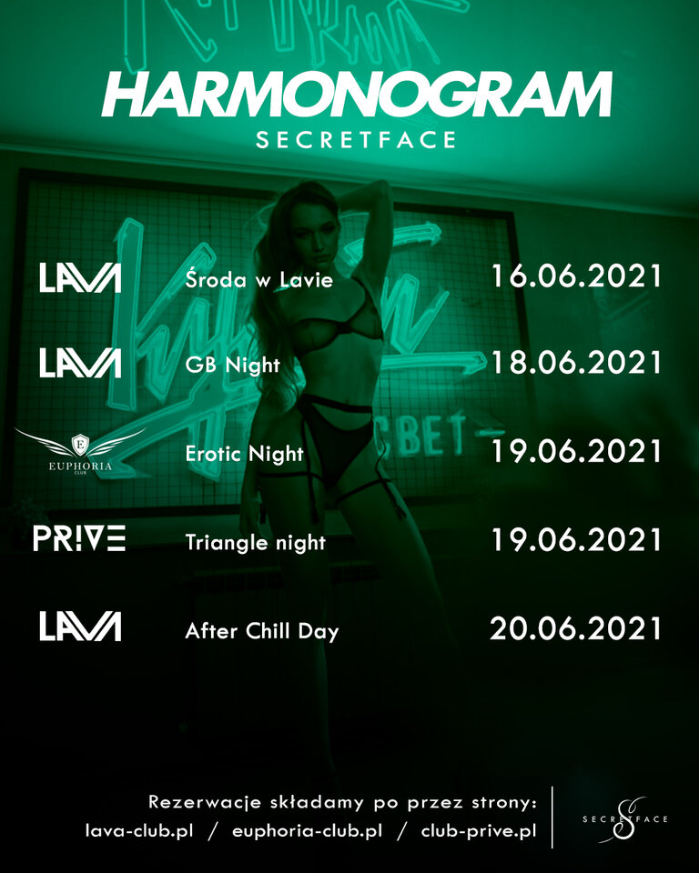 Harmonogram - LavaClub