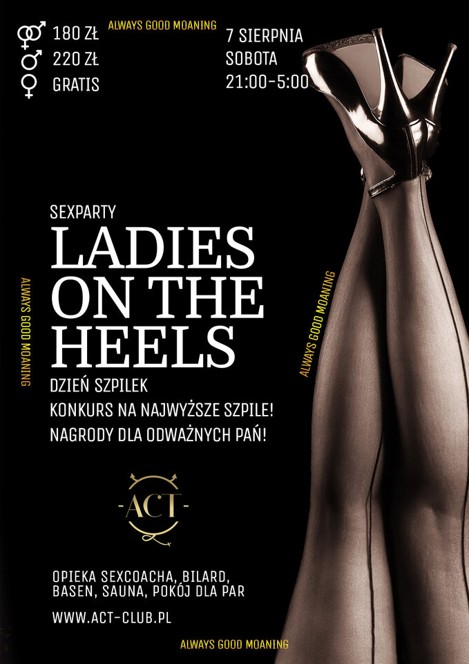 7 SIERPNIA 2021 - LADIES on the HILLS - SexParty - ACTSwingersClubWarszawa