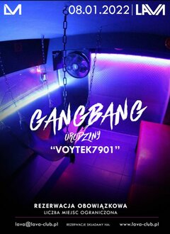 GANG BANG - URODZINY Voytek7901 w Swingers Clubie LaVa !