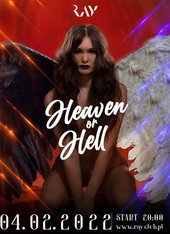 04.02.2022 piątek- Heaven or Hell Sex party RAY CLUB