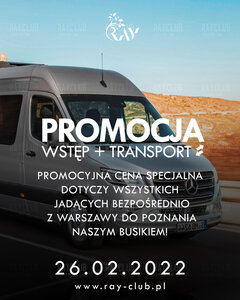 Transport 26.02.2022 sobota- Gang Bang Bukkake + urodziny