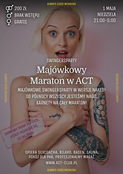 1 MAJA - MAJÓWKOWY MARATON W ACT - ROZDZIAŁ III