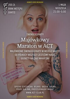 1 MAJA - MAJÓWKOWY MARATON W ACT - ROZDZIAŁ III