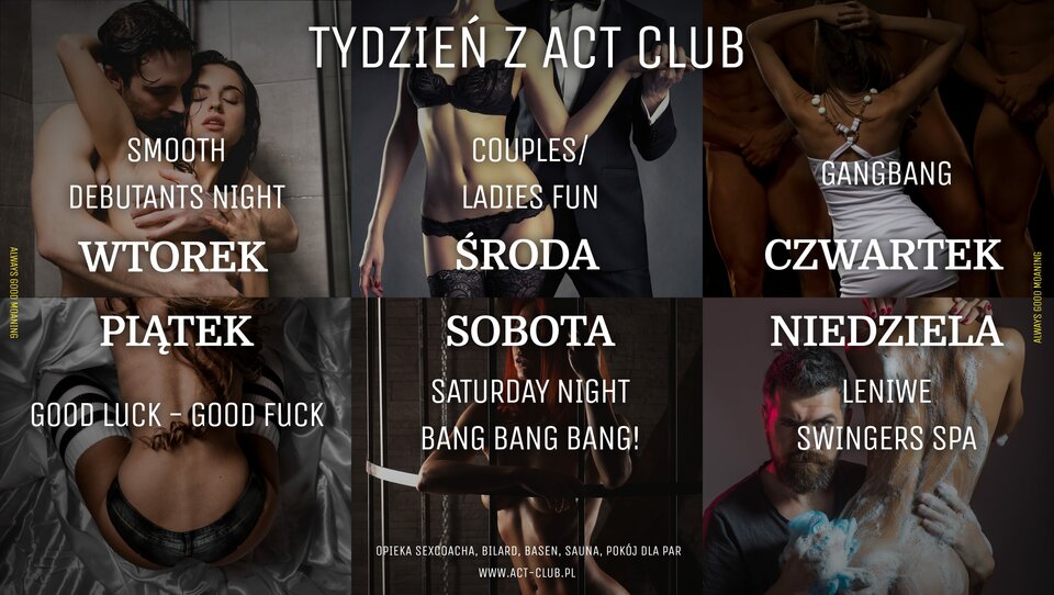 Nowa rozkładówka na ten tydzień :) - ACTSwingersClubWarszawa