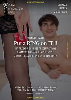 28 MAJA - PUT A RING ON IT!! - SwingersParty