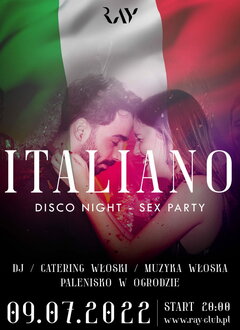 09.07.22R SOBOTA | ITALIANO DISCO NIGHT | 20-04