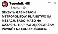 Jak apostata zaczynam się zastanawiać nad powrotem na (nomen o