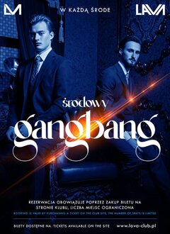 ŚRODOWY - GANG BANG - 19:00-1:00
