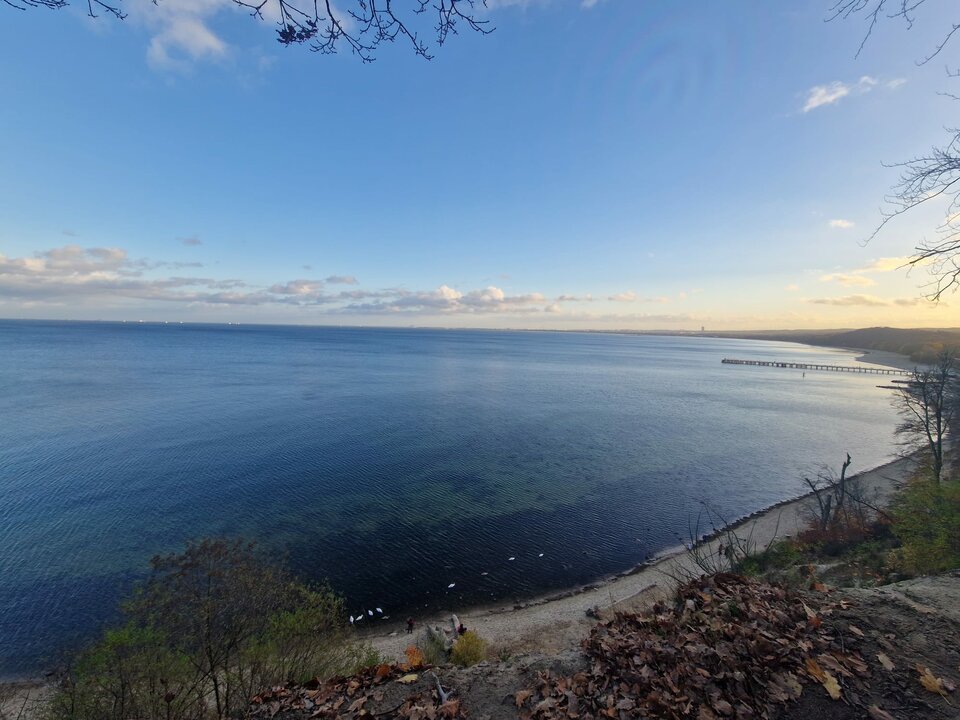 Spacerek z Panią M.  :) #Klif #Gdynia - doubleM94