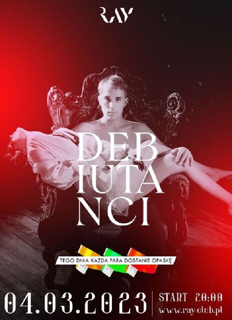 04.03.2023r. SOBOTA - DEBIUTANCI - SEX PARTY - 20:00-4:00 - RayClub