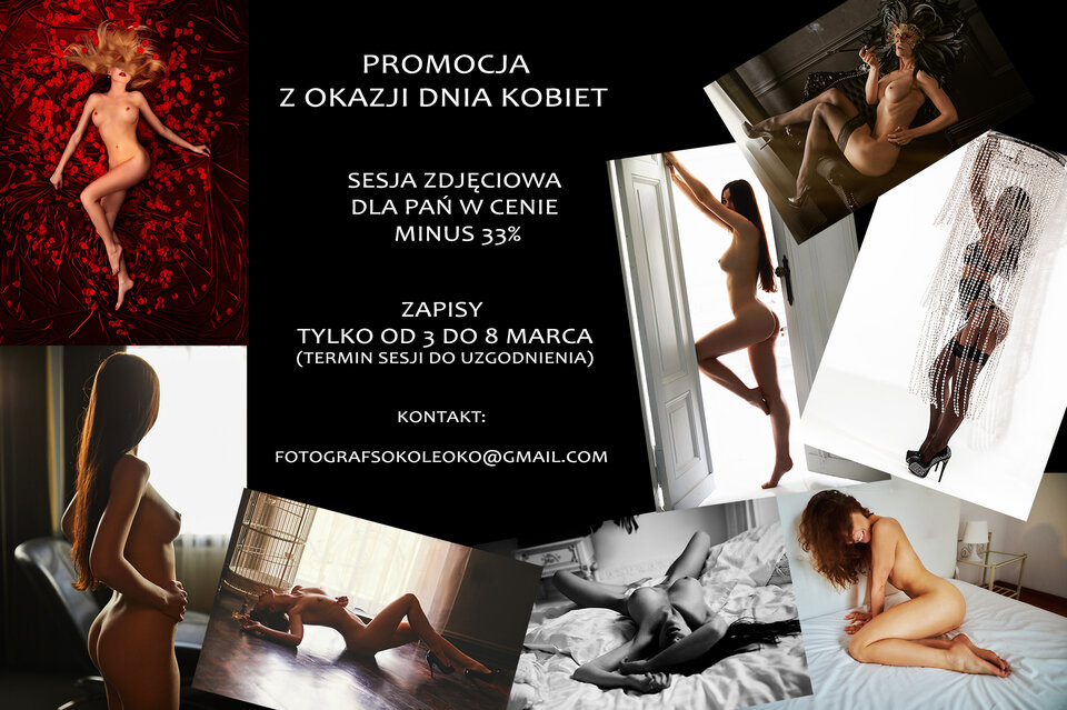 Promocyjna cena sesji na DZIEŃ KOBIET - fotograf_sokole_oko