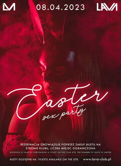 08.04.2023r. SOBOTA - EASTER - SEX PARTY - 20:00-04:00