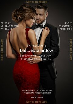 21 KWIETNIA - Bal Debiutantów – SwingersParty